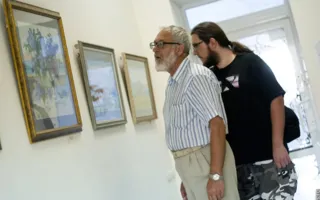 Выставка картин по итогам «Волошинского пленэра» в галерее «Арт-бульвар»