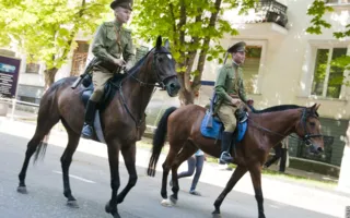 Традиционный фестиваль и марш военно-исторических клубов в Севастополе