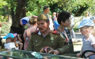 На Историческом бульваре реконструкторы воссоздали один из эпизодов Крымской войны