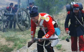 На Историческом бульваре реконструкторы воссоздали один из эпизодов Крымской войны
