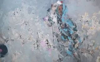 Джазовые картины Эдуарда Кулиша на его персональной выставке в Севастополе