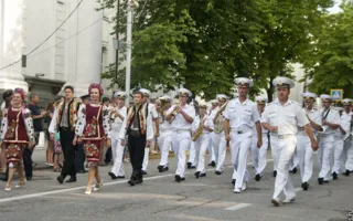 Марш-парад военных оркестров IV Фестиваля Sevastopol Military Tattoo