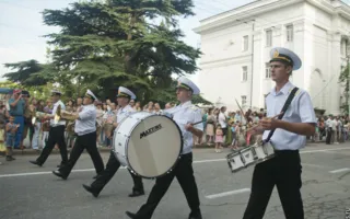 Марш-парад военных оркестров IV Фестиваля Sevastopol Military Tattoo