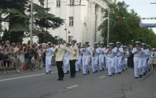 Марш-парад военных оркестров IV Фестиваля Sevastopol Military Tattoo