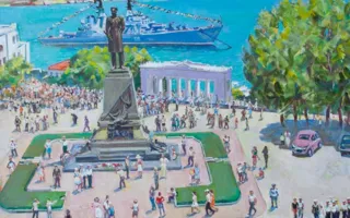 Ко Дню города в Севастополе открылась выставка картин «Белый город на синем морском берегу»