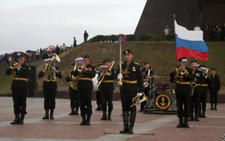Гранд-дефиле военных оркестров-участников IV Фестиваля Sevastopol Military Tattoo