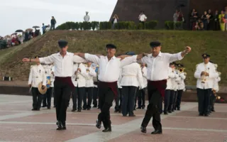 Гранд-дефиле военных оркестров-участников IV Фестиваля Sevastopol Military Tattoo