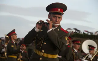 Гранд-дефиле военных оркестров-участников IV Фестиваля Sevastopol Military Tattoo