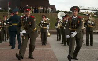 Гранд-дефиле военных оркестров-участников IV Фестиваля Sevastopol Military Tattoo