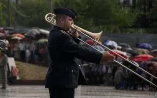 Гранд-дефиле военных оркестров-участников IV Фестиваля Sevastopol Military Tattoo
