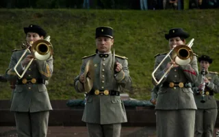 Гранд-дефиле военных оркестров-участников IV Фестиваля Sevastopol Military Tattoo