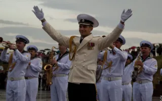 Гранд-дефиле военных оркестров-участников IV Фестиваля Sevastopol Military Tattoo