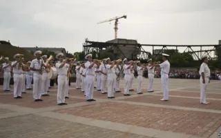 Гранд-дефиле военных оркестров-участников IV Фестиваля Sevastopol Military Tattoo