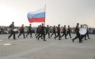 Гранд-дефиле военных оркестров-участников IV Фестиваля Sevastopol Military Tattoo