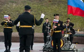 Гранд-дефиле военных оркестров-участников IV Фестиваля Sevastopol Military Tattoo