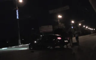 В Севастополе в ночном ДТП «Volkswagen» лишился колёс