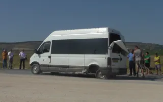 В Балаклаве перевернулась маршрутка с пассажирами