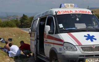 В Балаклаве перевернулась маршрутка с пассажирами