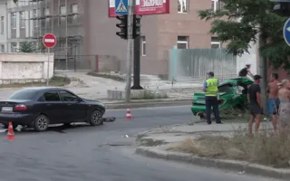 В Севастополе на перекрёстке улиц Льва Толстого и Ковпака произошло ДТП с прострадавшими