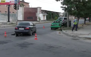 В Севастополе на перекрёстке улиц Льва Толстого и Ковпака произошло ДТП с прострадавшими