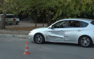 В Севастополе российский автомобиль выехал на встречную полосу и совершил ДТП 