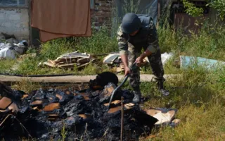 Житель Севастополя пытался сжечь гранату и два снаряда