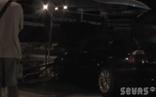 В Севастополе на площади Восставших автомобиль «BMW-3» протаранил остановку. Видео последствий ДТП