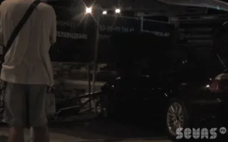В Севастополе на площади Восставших автомобиль «BMW-3» протаранил остановку. Видео последствий ДТП