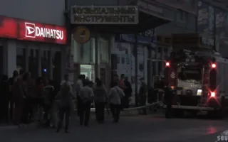 Пожар в супермаркете «Фокстрот» потушили меньше чем за час 