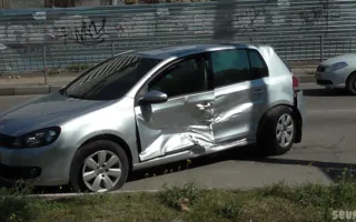 В районе Восставших столкнулись два автомобиля. Видео ДТП
