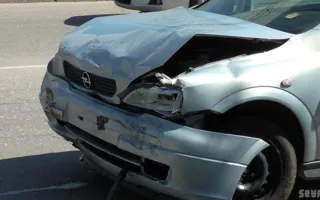 В районе Восставших столкнулись два автомобиля. Видео ДТП