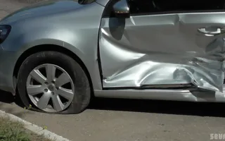 В районе Восставших столкнулись два автомобиля. Видео ДТП