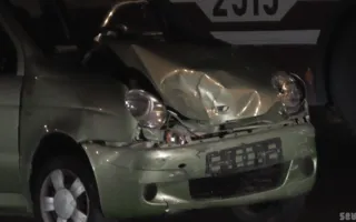 Водитель-ученик на автомобиле «Matiz» протаранил «Chevrolet»