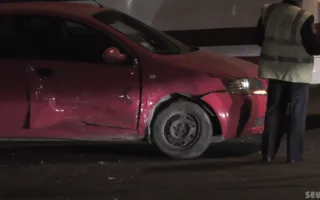 Водитель-ученик на автомобиле «Matiz» протаранил «Chevrolet»