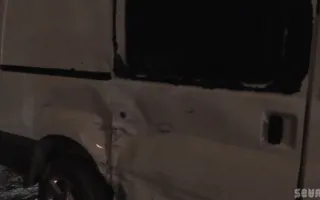 Появилось видео ДТП на улице Вакуленчука, в котором пострадал мотоциклист