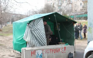 Пикет «Ульяновских дворов» перешел в дежурную фазу