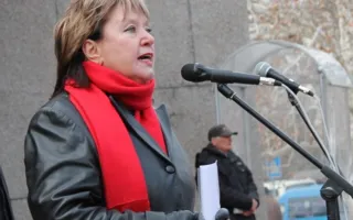 ПСПУшники во главе с Витренко и Алкснисом на митинге о референдуме предупредили, что в Украине может пролиться кровь