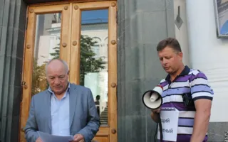 Пикет предпринимателей «Страны Дельфинии» пообещал развернуть палаточный городок под окнами Яцубы