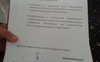 Белик: Севастополю будет лучше, если народным депутатом станет Новинский 