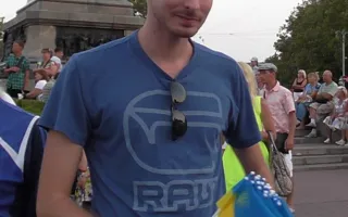 Севастополь на День Независимости запел на украинском языке и размахивал национальными флажками от УДАРа