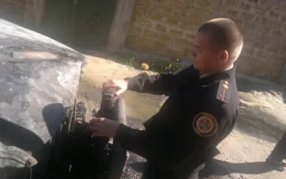 В Севастополе подожгли машину депутата от «Русского блока»