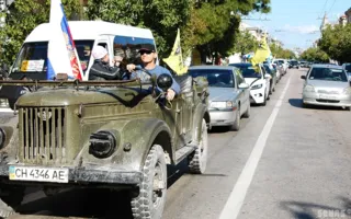 В Севастополе автопробегом ударили по Евроинтеграции 