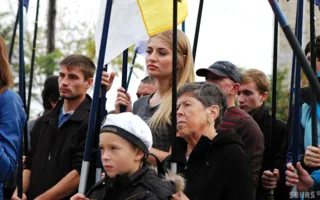 Пикет возле Генконсульства Польши в Севастополе: Не берите нас в Евросоюз!