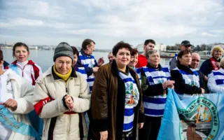 Собрание «моржей» в Севастополе