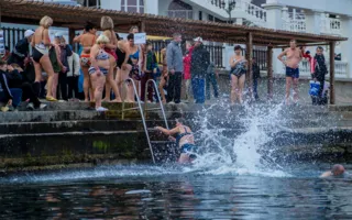 Собрание «моржей» в Севастополе