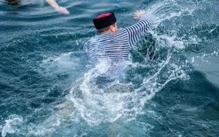 Собрание «моржей» в Севастополе