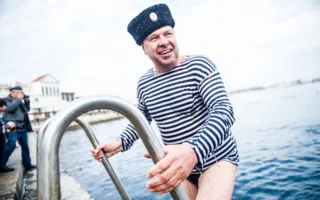 Собрание «моржей» в Севастополе