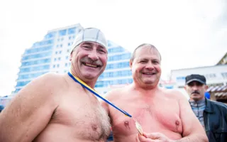Собрание «моржей» в Севастополе