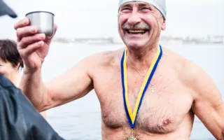 Собрание «моржей» в Севастополе
