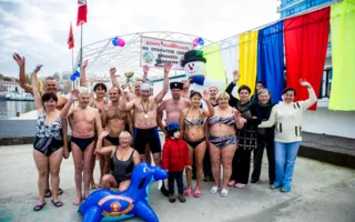 Собрание «моржей» в Севастополе